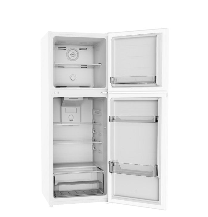 Nero 198L Fridge/Freezer, White WE744198