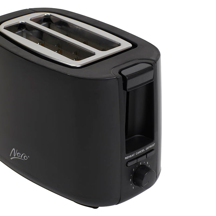 Nero 2 Slice Black Toaster WE746021