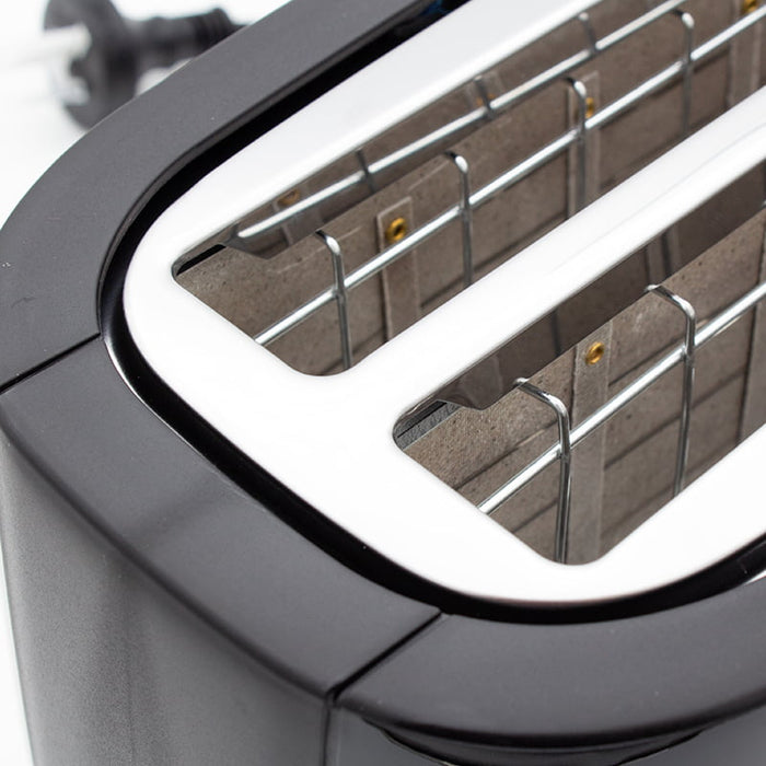 Nero 4 Slice Black Long Toaster WE746086