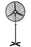 Nero 75cm Industrial Pedestal Fan Black WE7490621