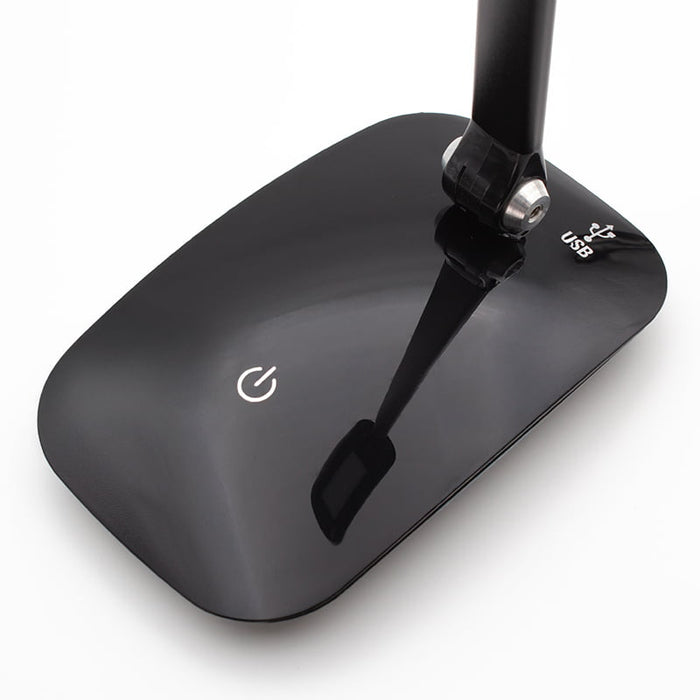 Nero Black Desk Lamp with USB Port WE330001