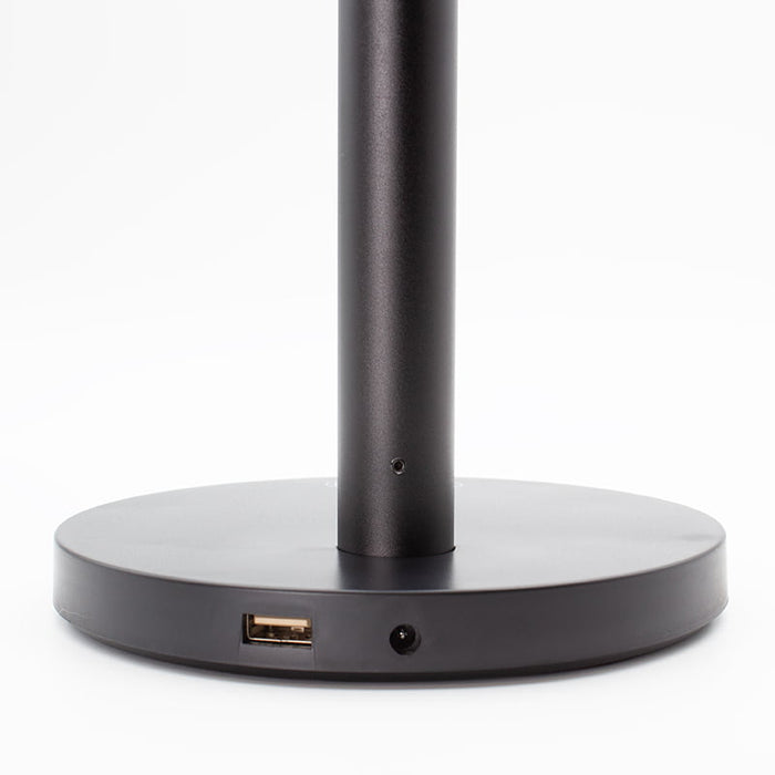 Nero Black Foldable LED Lamp with Wireless Charging WE330017