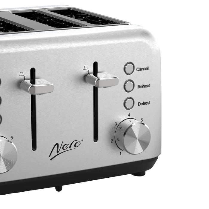 Nero Classic Style 4 Slice Toaster WE746093