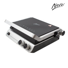 Nero Deluxe Sandwich Press Toaster Contact Grill 4 Slice with Timer WE748040