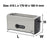 Nero Stainless Steel Rectangular 4 Slice Toaster WE746084