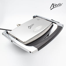 Nero Stainless Steel Sandwich Press 2 Slice WE748022
