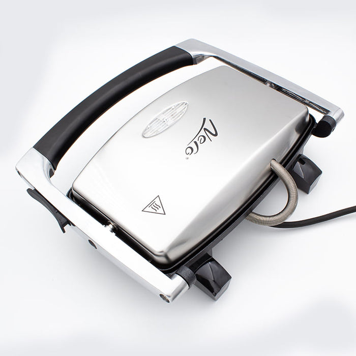 Nero Stainless Steel Sandwich Press 2 Slice WE748022