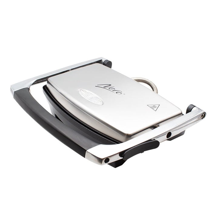 Nero Stainless Steel Sandwich Press 2 Slice WE748022