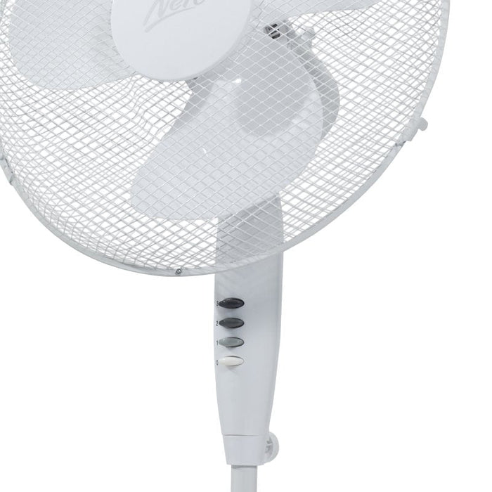 Nero White Pedestal Fan, 40cm WE749040