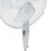 Nero White Pedestal Fan, 40cm WE749040