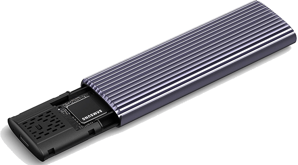 Netac WH51 M.2 USB3.1 Type-C/A External SSD Enclosure DVDRA903