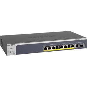 NETGEAR 10-PORT POE MULTI-GIGABIT/10G SMART SWITCH (MS510TXPP) - MANAGED WITH 8 X POE+ 180W 1 X 10G SFP+ DESKTOP/RACKMOUNT AND PROSAFE LIMITED LIFETIME PROTECTION MS510TXPP-100NAS IM4173402