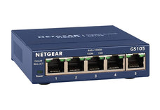 Netgear GS105 Switch, ProSafe 5-Port Gigabit NN52673