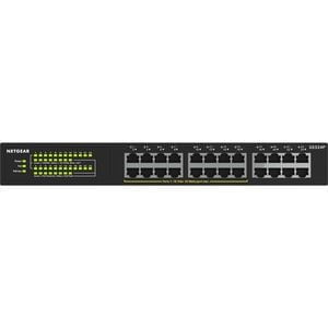 Netgear GS324P Ethernet Switch - 24 Ports - 2 Layer Supported - Twisted Pair - Rack-mountable, Desktop IM4634346
