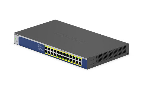 Netgear GS524PP Switch, 24-Port High-Powered PoE+ Gigabit Unmanaged Switch, 300w PoE Budget ProSafe, Lifetime Warranty NN83061