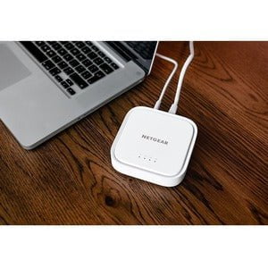 Netgear LM1200 1 SIM Cellular, Ethernet Modem/Wireless Router - 4G - LTE, UMTS, DC-HSPA+ - 18.75 MB/s Wireless Speed - 1 x Network Port - 1 x Broadband Port - USB - Gigabit Ethernet - Desktop IM5206881