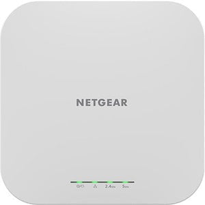 Netgear WAX610 802.11ax 1.76 Gbit/s Wireless Access Point - 2.40 GHz, 5 GHz - MIMO Technology - 1 x Network (RJ-45) - 2.5 Gigabit Ethernet - PoE Ports - Ceiling Mountable, Wall Mountable IM4952950