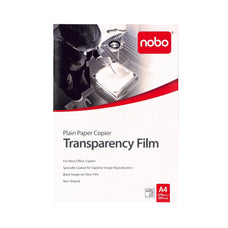 Nobo OHP Transparency Film, Plain Copier, 20 Pack AOPP100C-20-DO