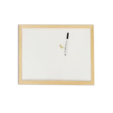 Non-Magnetic Whiteboard with Wooden Frame 300 x 450mm NBWBE300450,I