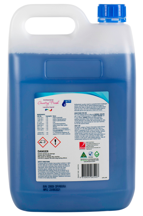 Northfork Antibacterial Laundry Liquid 3 x 5 Litres Pack AO636070700
