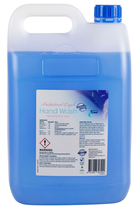 Northfork Antibacterial Liquid Hand Wash, 3 x  5 Litres AO635080700