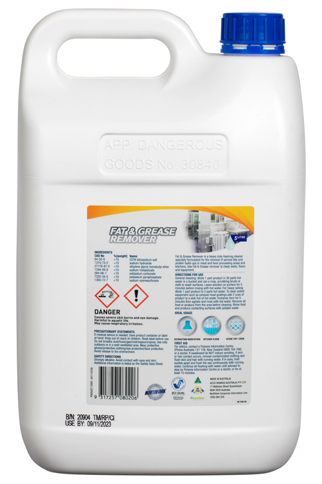 Northfork Fat & Grease Remover 5 Litres x 3's pack AO631110700