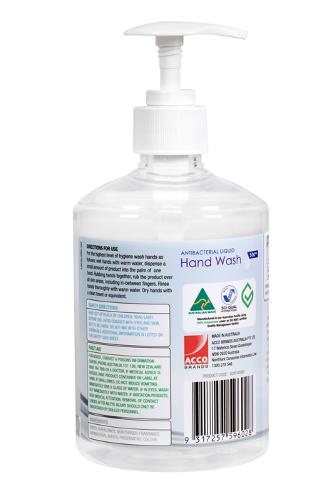 Northfork Geca Anti-Bacterial Liquid Hand Wash 500ml x 12's pack AO638130300