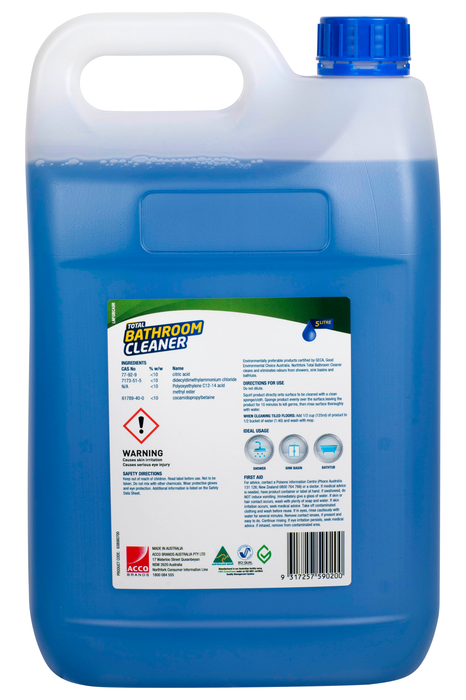 Northfork GECA Total Bathroom Cleaner 3 x 5 Litres AO638060700