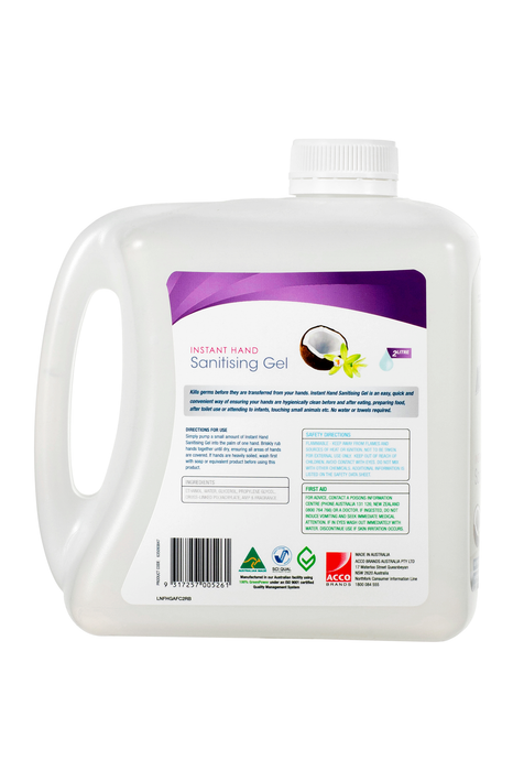 Northfork Hand Sanitiser Gel, Fig & Coconut, 2 Litres, Pack of 3 AO635093847