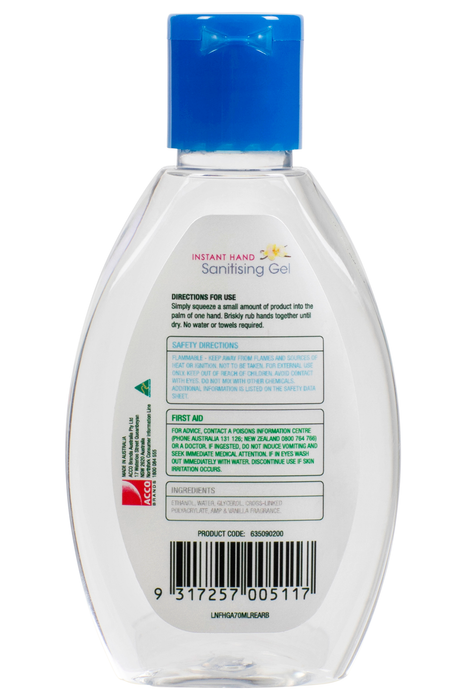 Northfork Instant Hand Sanitising Gel 70ml x 24's pack AO635090200