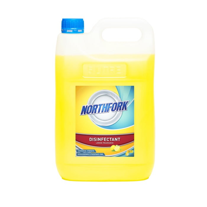 Northfork Lemon Disinfectant 5 Litres x 3's pack AO632010701