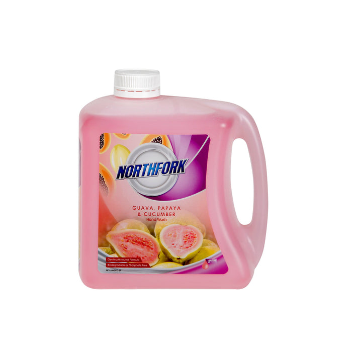 Northfork Liquid Hand Wash Guava Papaya And Cucumber 2 Litres x 3's pack AO635163844