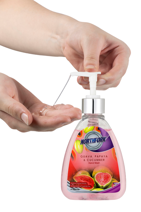 Northfork Liquid Hand Wash Guava Papaya & Cucumber Fragrance 250ml X 6's pack AO635162944