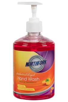 Northfork Liquid Hand Wash, Orange Fragrance, 500ml, Pack of 12 AO635070313