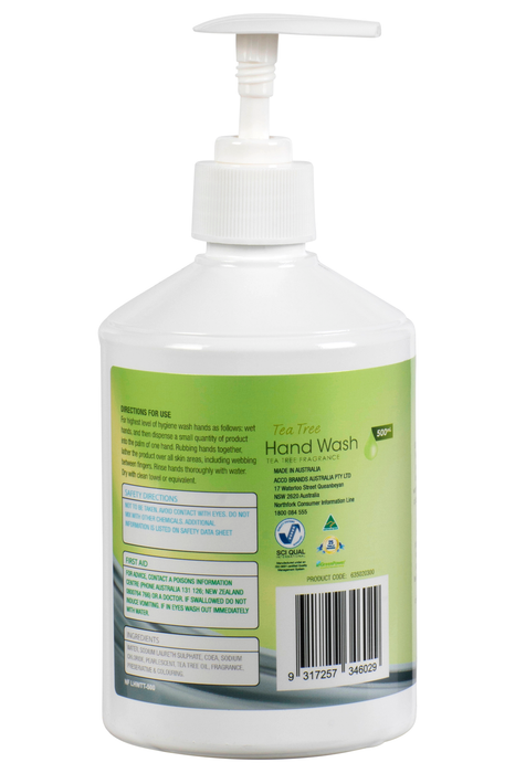Northfork Liquid Hand Wash With Tea Tree Oil, 500ml, Pack of 12 AO635020300