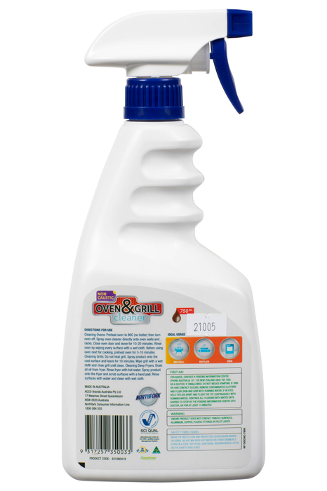 Northfork Oven And Grill Cleaner, 750ml, Pack of 12 AO631080418