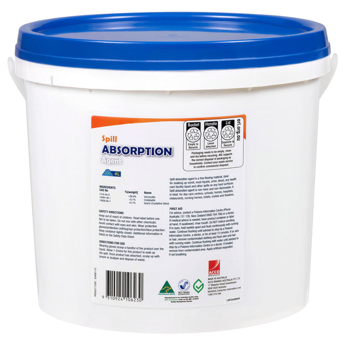 Northfork Spill Absorption Agent, 4 Litres AO634081110