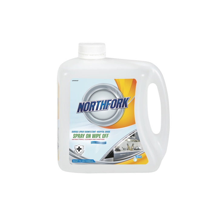 Northfork Spray On Wipe Off Surface Cleaner 2 Litres x 3's pack AO631073800