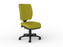 Nova Luxe 3 Lever Splice Fabric Task Chair (Choice of Colours) Yellow KG_EDGE3_LUXE_SPYL