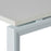 Novah Corner Desk 1800mm x 1800mm x 700mm - White frame / White top MG_NOVWST187W_W