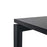 Novah Straight Desk 1200mm x 600mm - Black frame / Black Woodgrain top MG_NOVDSK_B_126B