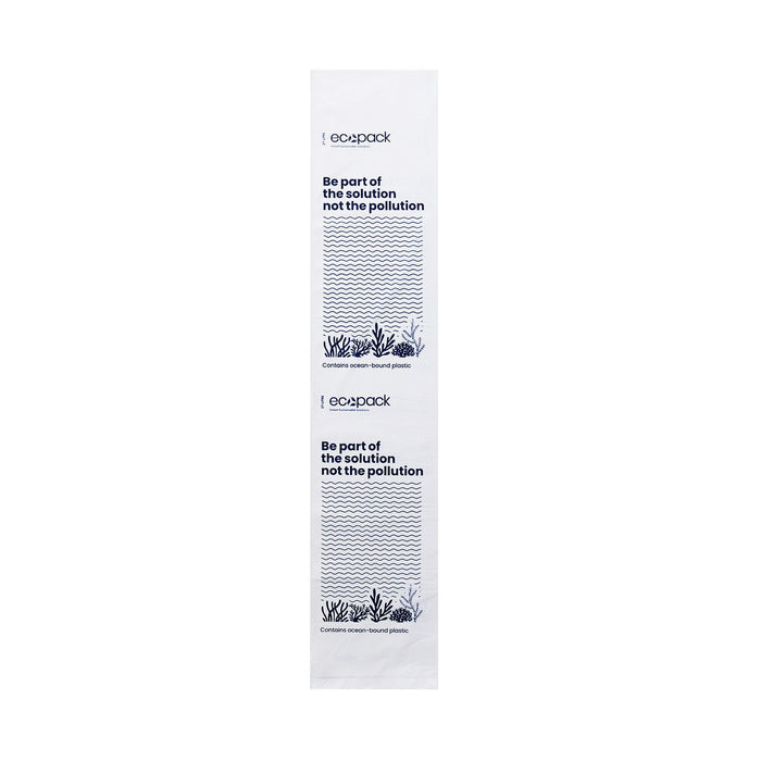 Ocean/Recycled Plastic Bin Liners 27L M, White, 40 Rolls x 50's (2000 bags) ECOC-5527