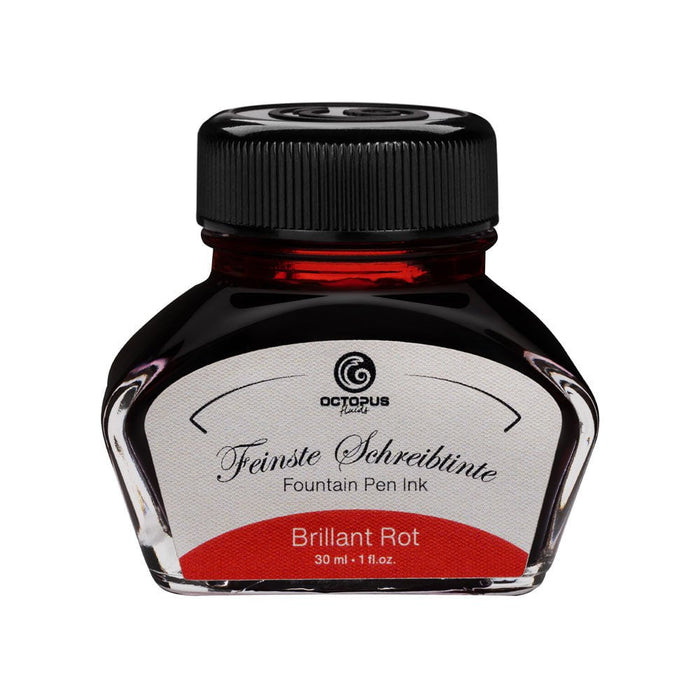 Octopus Fluids Fountain Pen Ink Brilliant Red (Rot) 30ml CXOCTOFP04