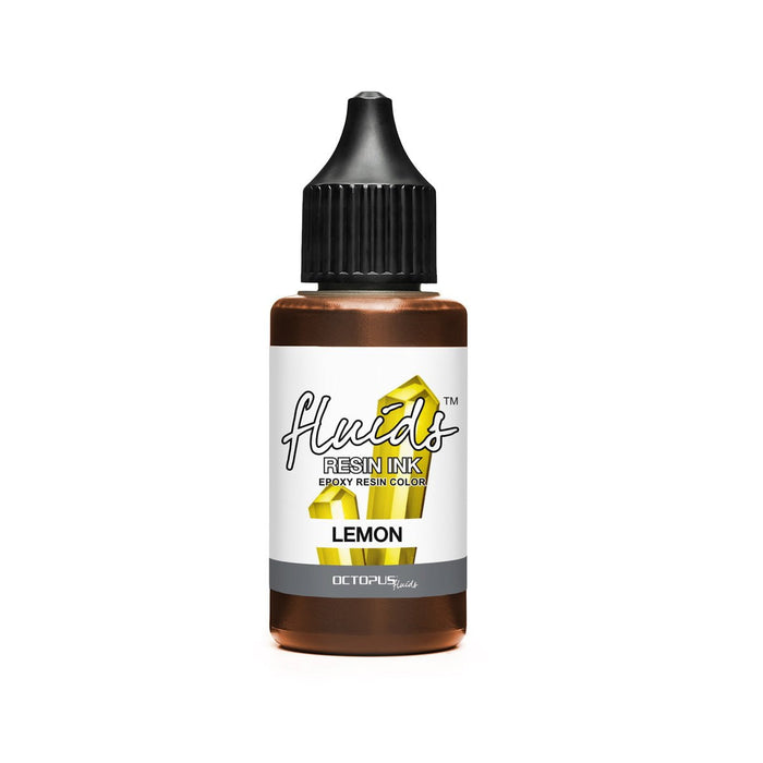 Octopus Fluids Resin Ink Lemon Yellow 30ml CXOCTORIY025