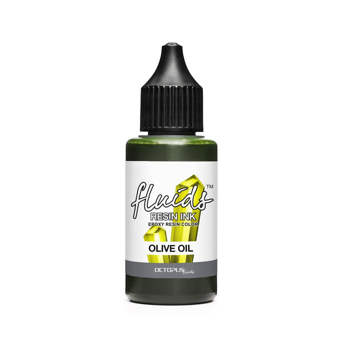 Octopus Fluids Resin Ink Olive Oil Green 30ml CXOCTORIGN050