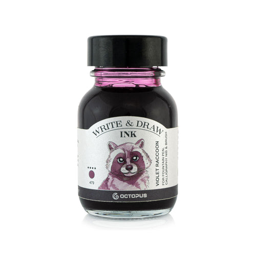Octopus Fluids Write and Draw Ink 479 Violet Raccoon 50ml | Fountain ...
