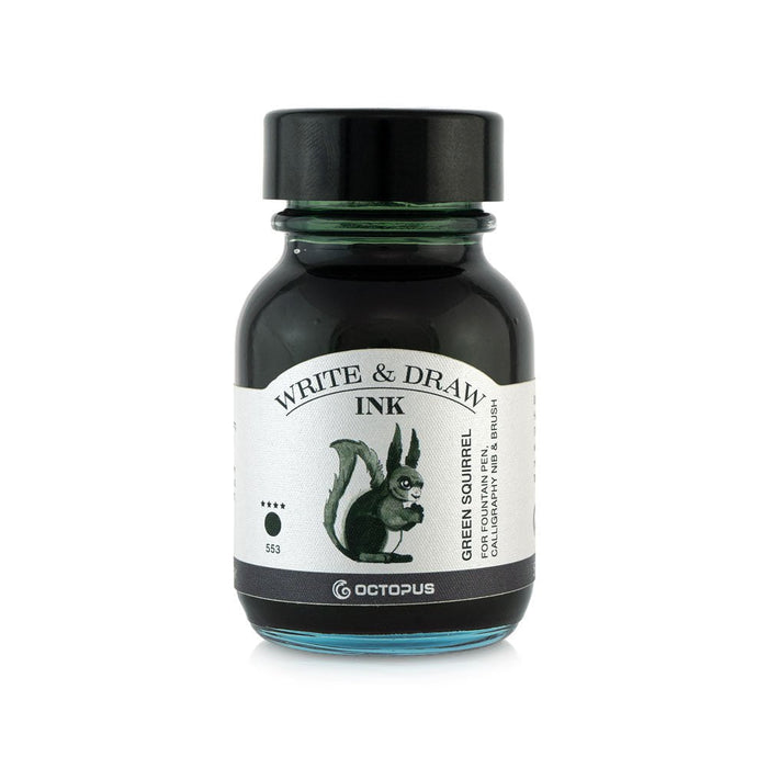 Octopus Fluids Write and Draw Ink 553 Green Squirrel 50ml CXOCTOWD553