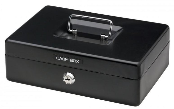 Office Mate Cash Box 10 inch Black CXCB10BK