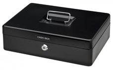 Office Mate Cash Box 12 inch Black CXCB12BK