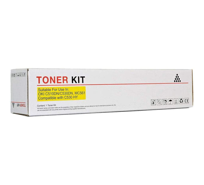 Oki C510 / C530 / MC561 Compatible Yellow Toner FPIOC530Y